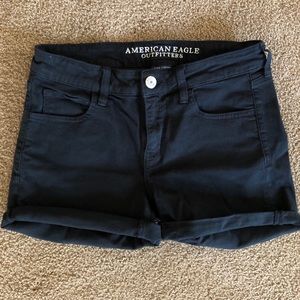 Black American Eagle Shorts
